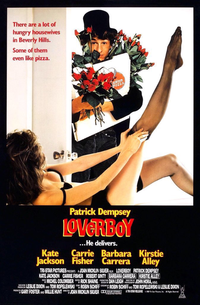FilmNewsNos's tweet photo. 🎬MOVIE HISTORY: 33 years ago today, April 28, 1989, the movie ‘Loverboy’ opened in theaters!

#PatrickDempsey #KateJackson #CarrieFisher #BarbaraCarrera #KirstieAlley #NancyValen #RobertGinty #VicTayback #RobertPicardo #RayGirardin #EGDaily #PeterKoch #DylanWalsh #KimMiyori https://t.co/zpv6AnQ7rI