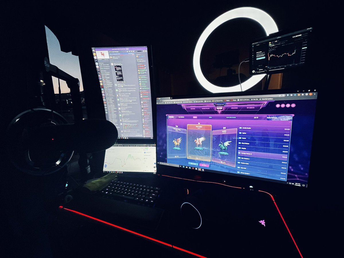 shreetanu85's tweet photo. Price discussion fun , Racing Pegas , converting Vis to Matic to Ethereum . There is always other ways , @RealCoreyWilton @PegaxyOfficial @ClayTradesStuff #Mintman https://t.co/tpoOmPDc0v