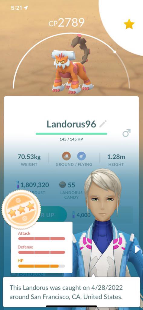 OhSomeBlossom1's tweet photo. Thank you @Smarty2442 for the raid invites over the years! ☺️✨🥰#PokemonGoRaids #PokemonGOfriends #LandorusRaid https://t.co/eiqBFfbZXI