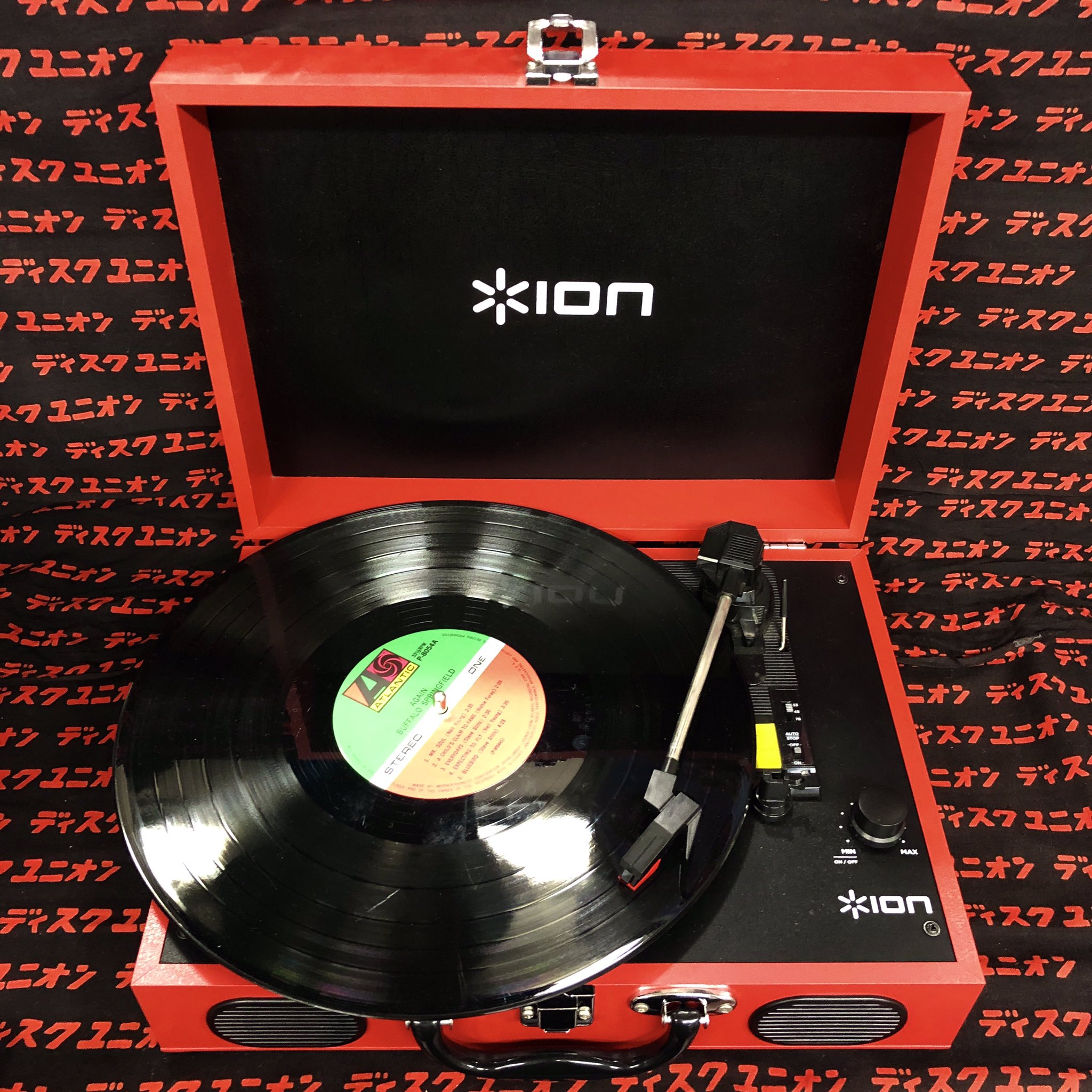 新品】山下達郎 限定デザイン アナログプレイヤー vinyl-motion