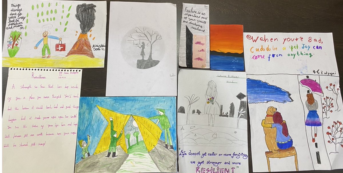 #Resilience ⁦<a href="/PathwaysNoida/">Pathways School Noida</a>⁩ ⁦<a href="/nudratfehmi/">Nudrat Fehmi</a>⁩ ⁦<a href="/NigamKriti/">Kriti Nigam</a>⁩ Ss bounce back to physical school to Learn.Work.Play.Think.LIVE Gr4