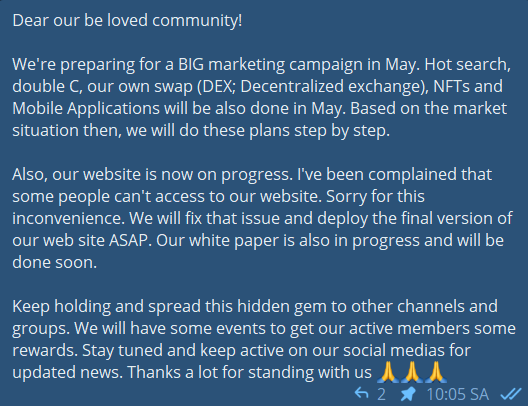 We're preparing for BIG campaigns in May. 🙏🙏🙏
According to the market then, we will do all the things in the 1st Quater of our roadmap. Join our global TG group for more information: 
t.me/MiniGameYX

#BSC #MinigameNFT #Minigame #OKX #Binance #ToTheMoon