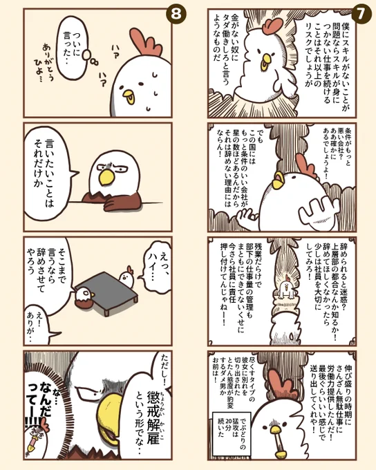 過去作セレクション🐔

でぶどりがブラック企業を退職する話(2/2) 