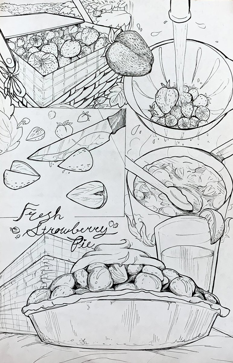 Finished my drawing final 😪 