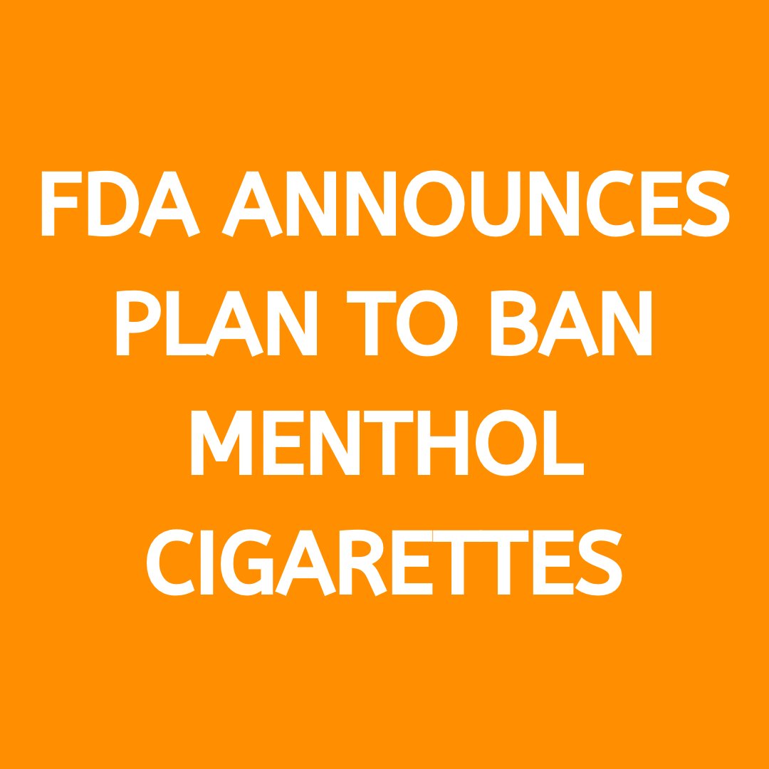 The <a href="/US_FDA/">U.S. FDA</a>  today announced a plan to ban sales of menthol-flavored cigarettes in the United States 🚭