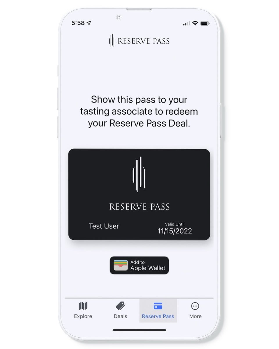 ReservePass's tweet photo. One of the best features of the (soon to come) #ReservePass app is the ability to receive deals at participating #wineries around the country. Once you become a Reserve Pass member, just show your digital #wine pass to #winery staff to receive your special deal at that winery!🗓 https://t.co/g9laJfMVmF