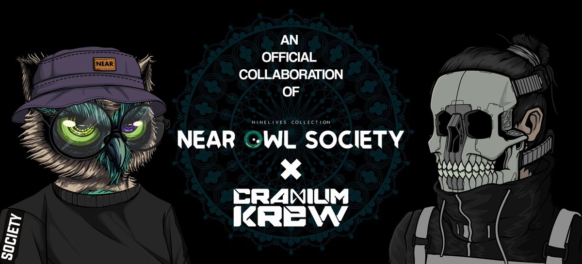 An official collab with CraniumKrew owned by <a href="/kaistudioph/">kaistudio.near | Cranium Krew | ⋈</a>. Check out some collaboration drops later at 10:00 PM UTC / 2:00 PM UTC! LFG! 🚀

For updates pls join our discord server:
N.O.S: discord.gg/eRkxHeCn
CK: discord.gg/Sagv7f6r

#NEARnft #NEARProtocol #PARASnft #NFT