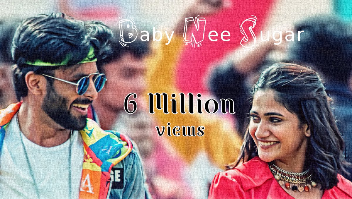 Congrats to #BabyNeeSugar Team

Thank you very much for 6 Millions views and showering unconditional love.

#Losliya 
#Ashwinkumar