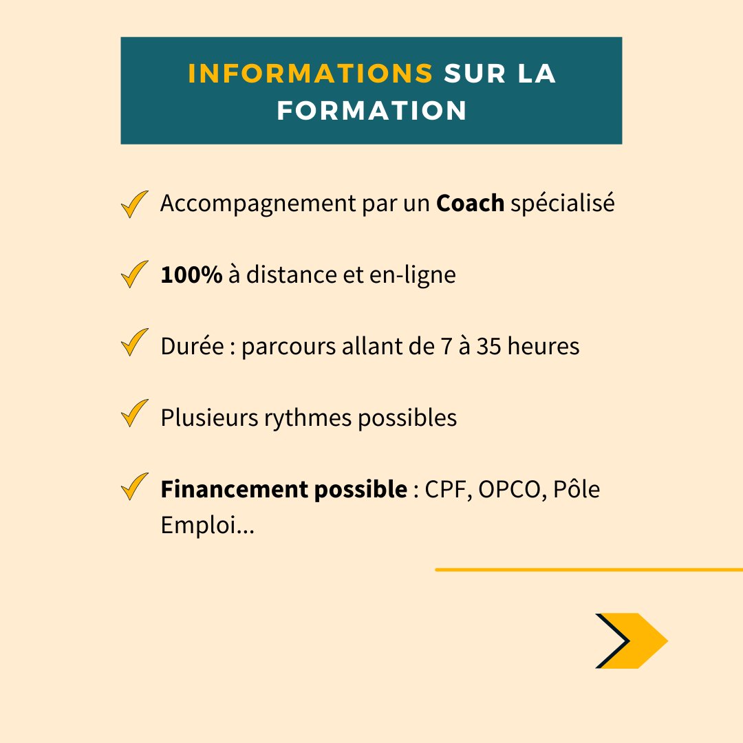 FormationSimero's tweet image. [7/8]
1 fois par semaine, retrouvez une présentation de nos formations !
Aujourd’hui c’est au tour de la Gestion de Projet Agile Scrum ! Une formation 100% à distance et en ligne accompagnée par un coach spécialisé 😉  : bit.ly/3OJK9Dw 
#formationscrum #formationagile