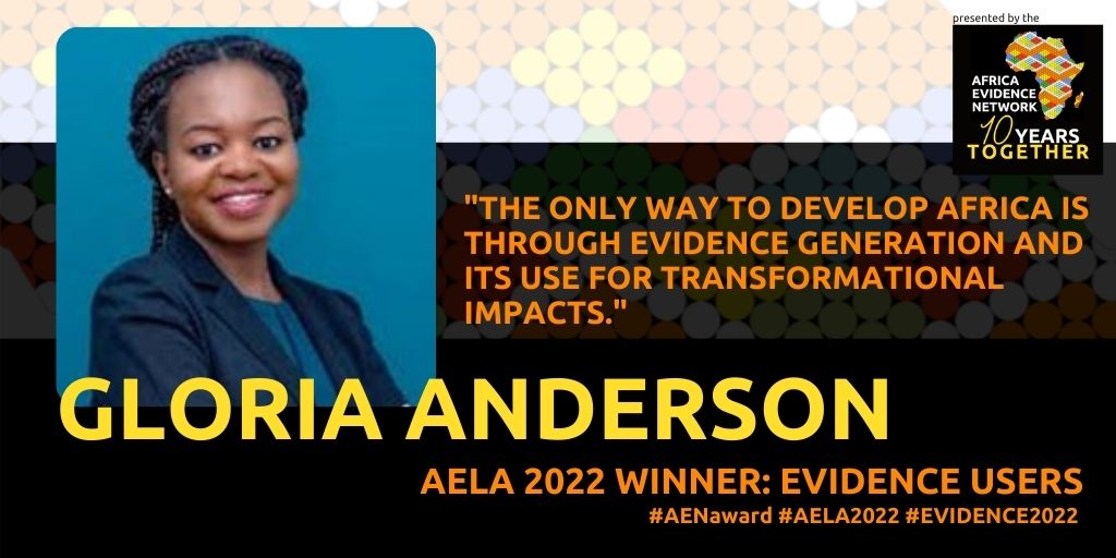 Africa_evidence's tweet photo. 🆕#AENBlog | "Le seul moment pour les Africains de travailler dur pour le développement durable en Afrique, c'est maintenant !" dit #evidencechampion @gloriaanderson_ lauréate de la catégorie #AELA2022 Evidence User.
💻Lire la suite : https://t.co/vM44ioHMSD
#AENis10🥳 https://t.co/mQt4tOFfNO