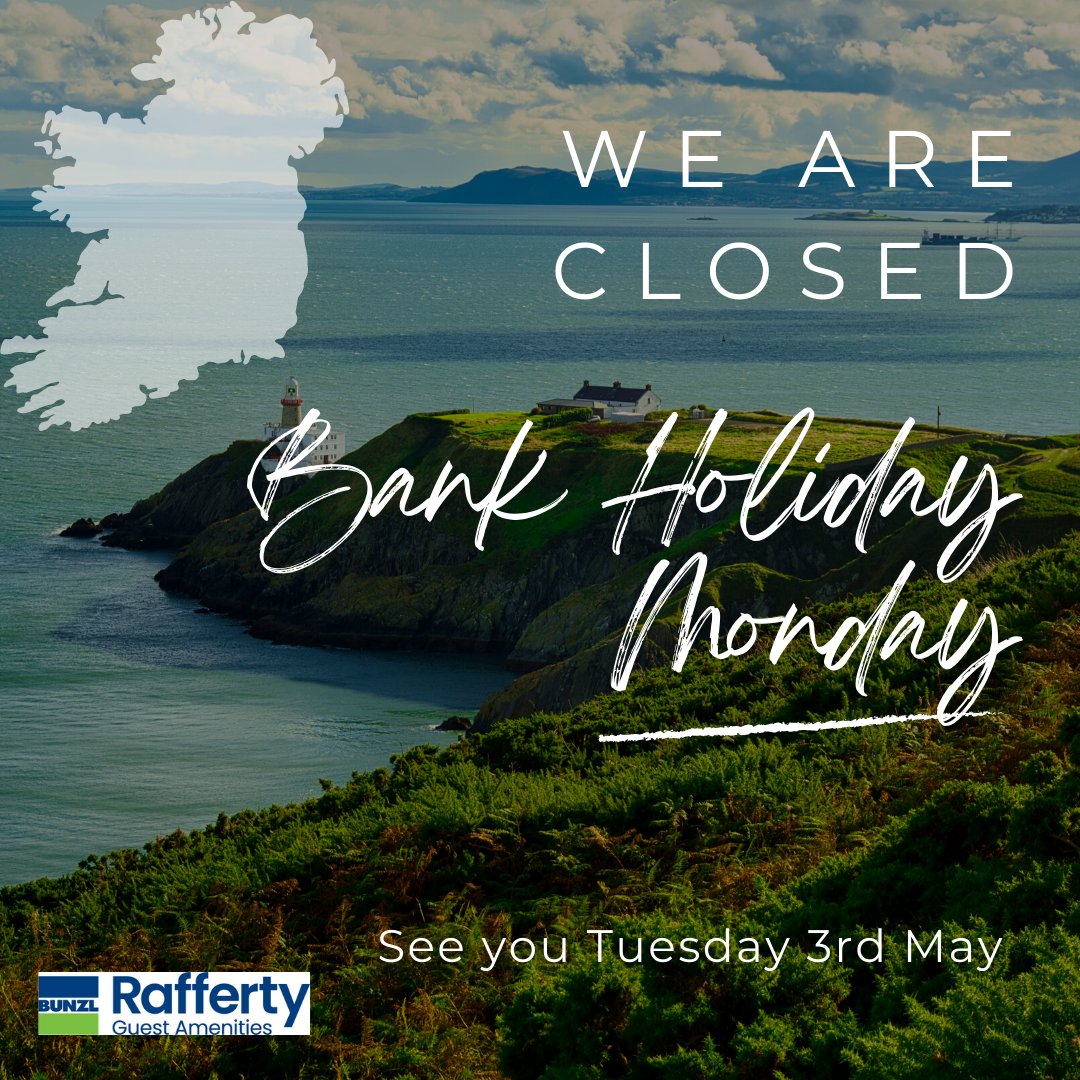 Bunzl Rafferty Guest Amenities (@bunzlrafferty) on Twitter photo โฑ ๐๐๐ก๐ ๐๐ข๐๐๐๐๐ฌ ๐ ๐ข๐ก๐๐๐ฌ๐ฆ
We are closed Monday 2nd May, re-opening Tuesday 3rd May at 9am๐In the meantime why not have a browse on our website bunzlrafferty.com
#bankholiday #timetorelax #coffee #hospitality #chocolate #hotels #b2b #b2c #ecommerce #bunzlraf โฑ ๐๐๐ก๐ ๐๐ข๐๐๐๐๐ฌ ๐ ๐ข๐ก๐๐๐ฌ๐ฆ
We are closed Monday 2nd May, re-opening Tuesday 3rd May at 9am๐In the meantime why not have a browse on our website bunzlrafferty.com
#bankholiday #timetorelax #coffee #hospitality #chocolate #hotels #b2b #b2c #ecommerce #bunzlraf