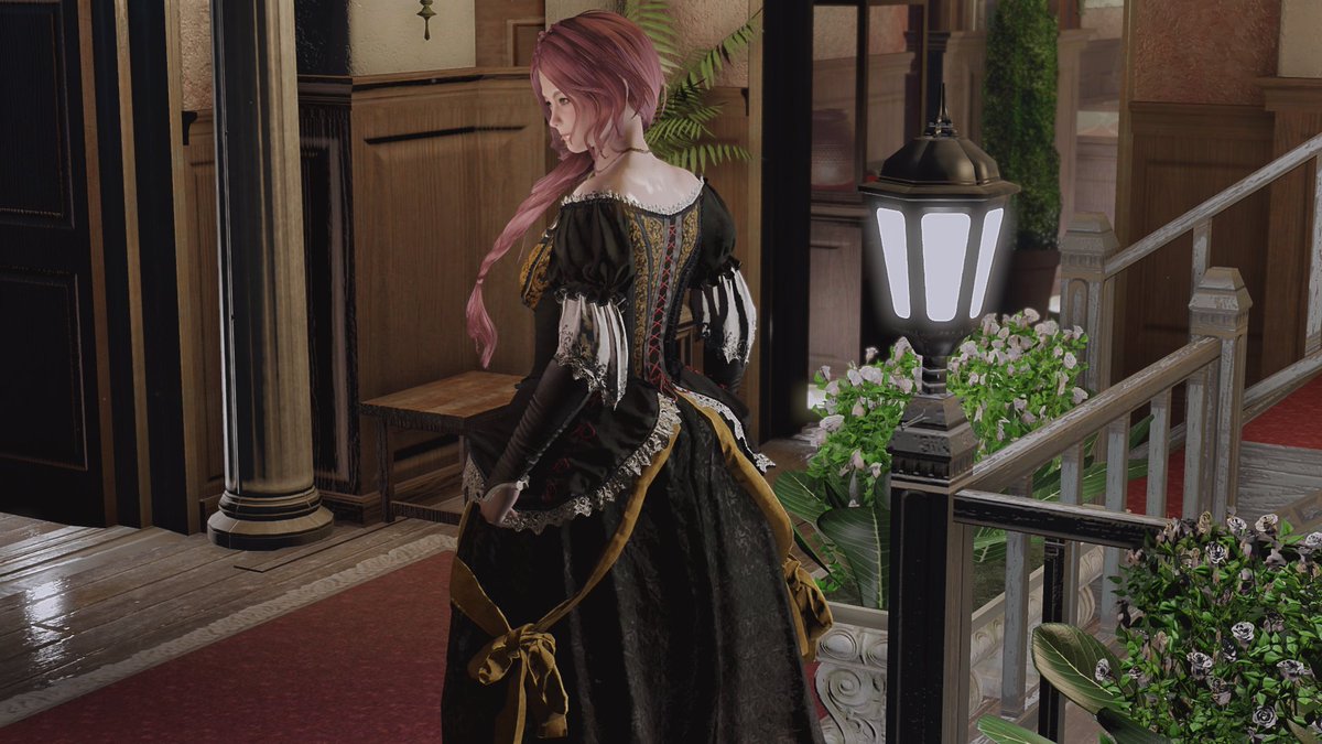 花とドレスで撮影！🌹
#Fallout4 #フォールアウト４