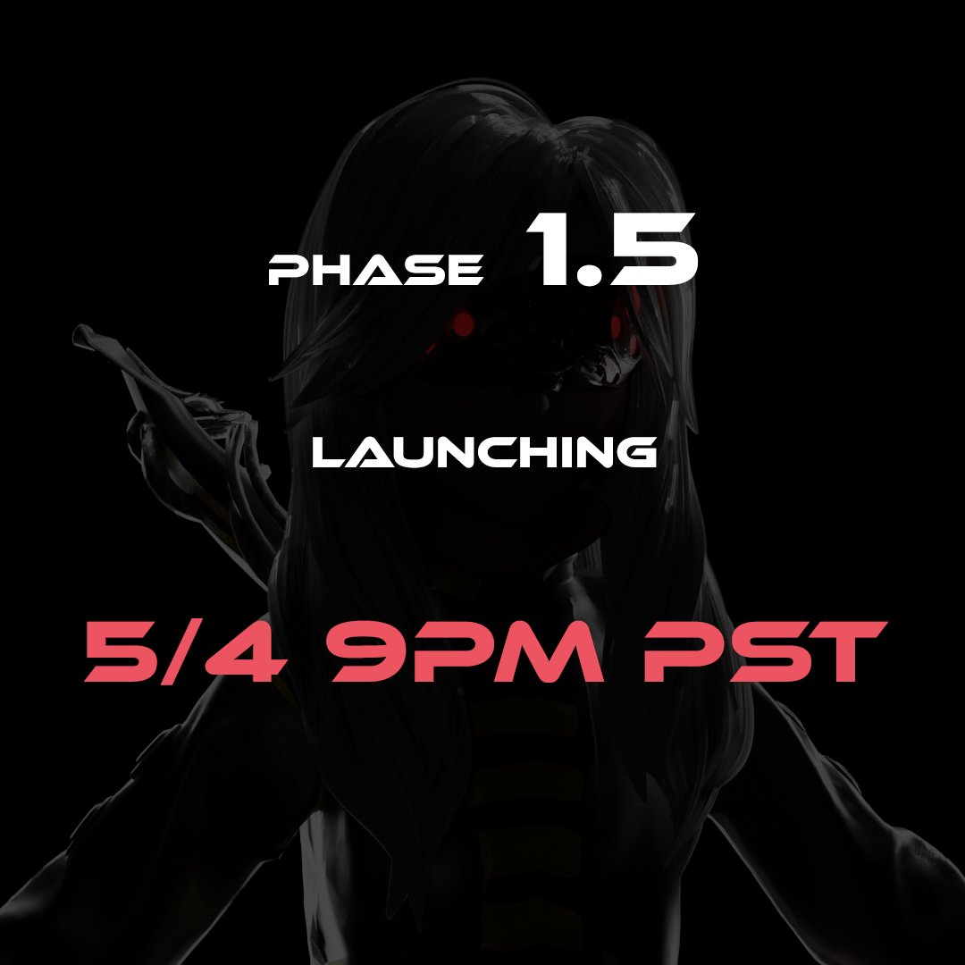 ProjectDarkEye's tweet photo. 📢 Phase 1.5 launching 5/4!

✅ More Details: https://t.co/ghuPkgEHup https://t.co/QgaYAbn7uE