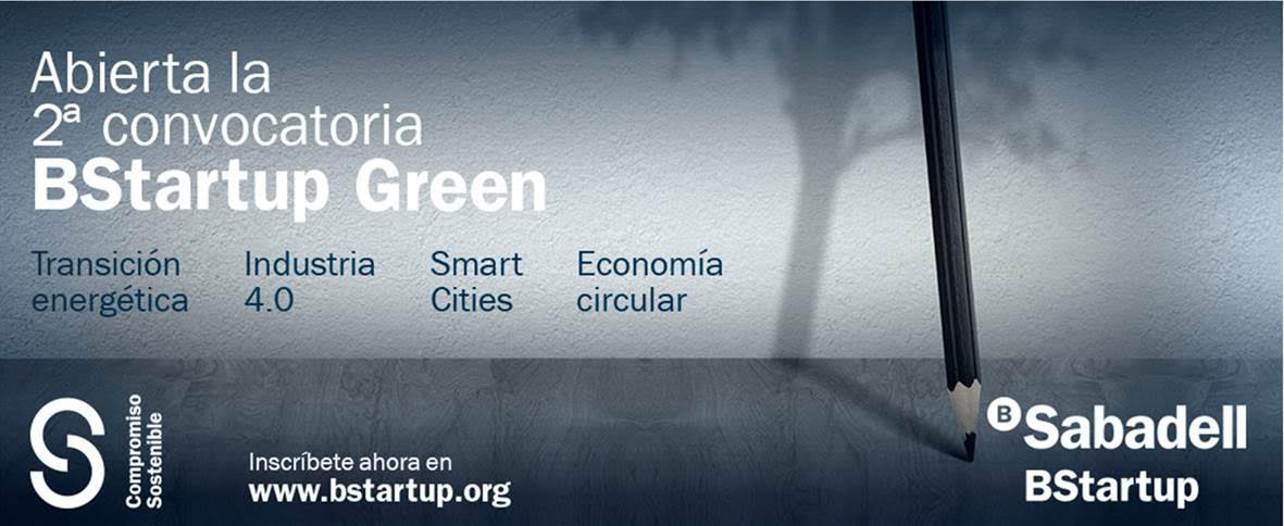 .<a href="/BStartup/">BStartup</a> de <a href="/BancoSabadell/">Banco Sabadell</a> lanza la II convocatoria de #BStartupGreen con el objetivo de invertir en #startups que desde la tecnología o la digitalización sean capaces de facilitar la transición hacia un mundo más sostenible.

Inscríbete hasta el 25/05: sab.to/3DC7tgz