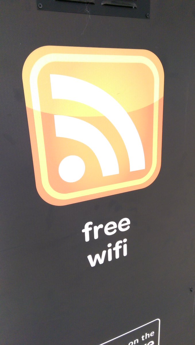 namboozle's tweet photo. @hankchizljaw I'll never forget seeing the RSS logo being used as a WiFi icon in a service station https://t.co/lZ0EqKTqwN
