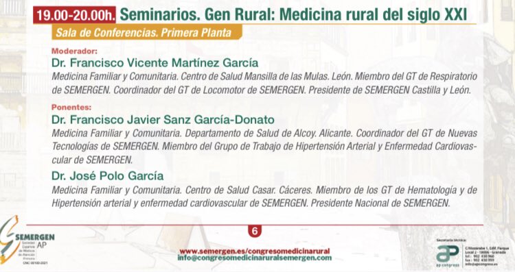 javigalvarez's tweet photo. 🤝@SEMERGENap y @Grunenthal_es unidos en el abordaje del #dolor crónico y unidos en la mejora de la calidad de vida de los pacientes 
📌Hoy en #SemergenRural22 en Astorga
⏩Seminario #GenRural, Medicina Rural en el siglo XXI con los Dres. José Polo, @javikin84 y @Paco_martinezg https://t.co/MGXiq4N8Vo