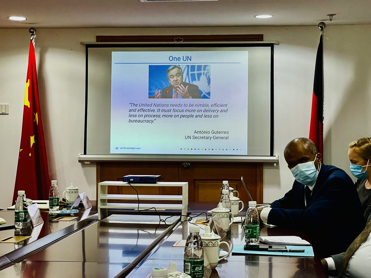 sidchat1's tweet image. Thank you 🙏 HE Allan Chintedza, Ambassador of Malawi 🇲🇼 to China 🇨🇳 for the invitation extended to @UNinChina to meet #SADC Ambassadors. Good discussion on how we can accelerate #SDGs via South South learning. @antonioguterres’s #UNReforms is about making @UN 🇺🇳 fit for purpose.