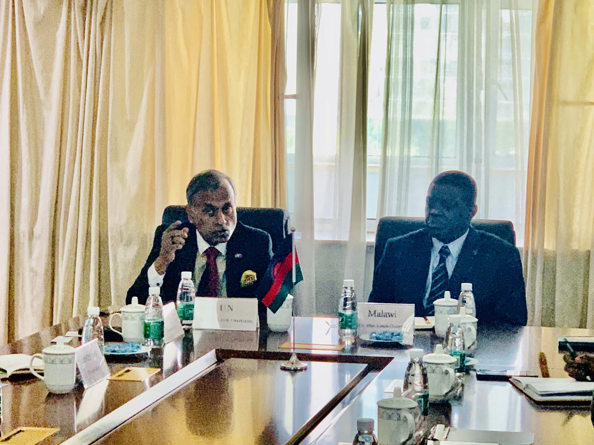 sidchat1's tweet image. Thank you 🙏 HE Allan Chintedza, Ambassador of Malawi 🇲🇼 to China 🇨🇳 for the invitation extended to @UNinChina to meet #SADC Ambassadors. Good discussion on how we can accelerate #SDGs via South South learning. @antonioguterres’s #UNReforms is about making @UN 🇺🇳 fit for purpose.