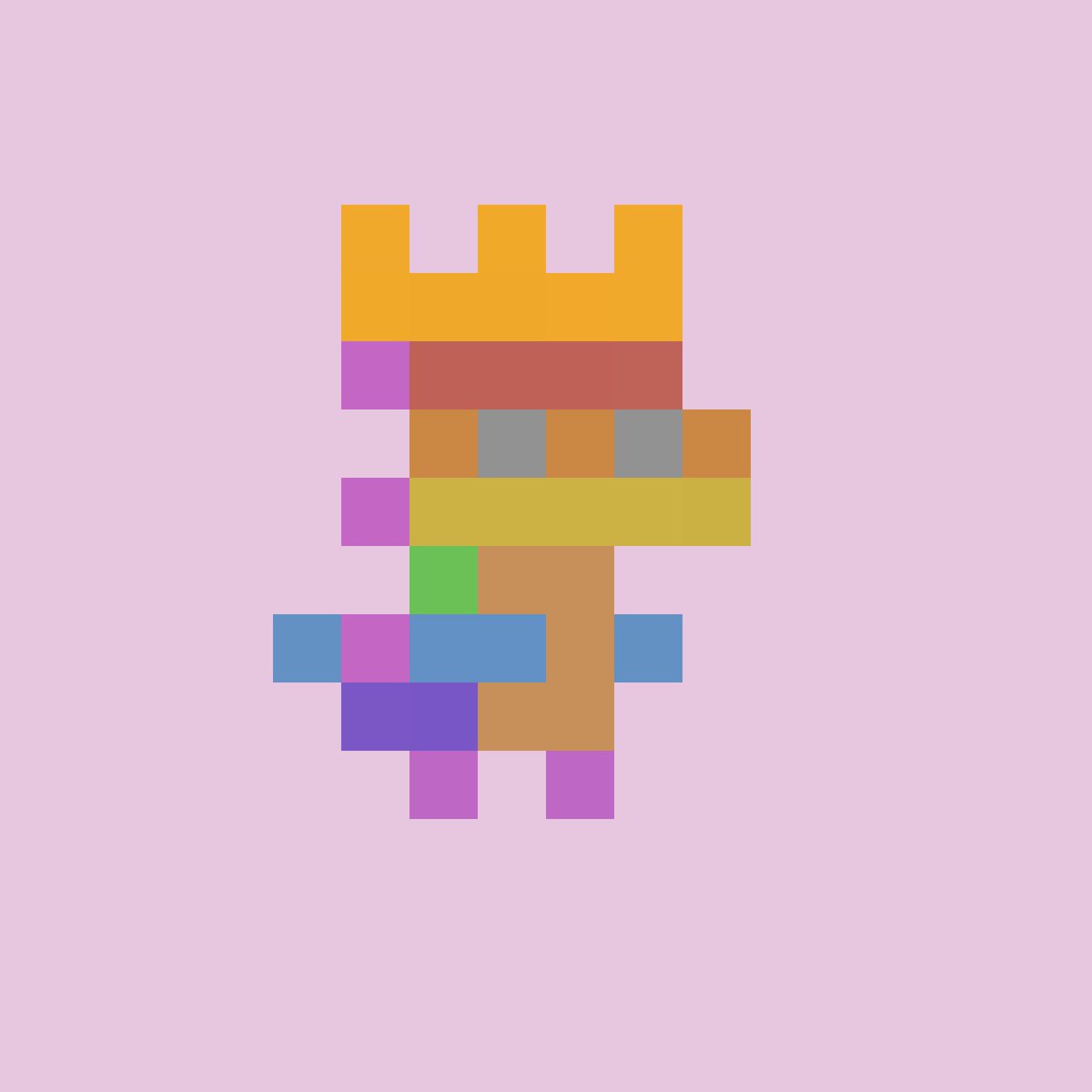 DrunkingE's tweet photo. OMG! got this king raibow👑🌈！！！ only 7 have both two traits! love it! RAWR! @tinydinosnft https://t.co/zWLMhHu1UD