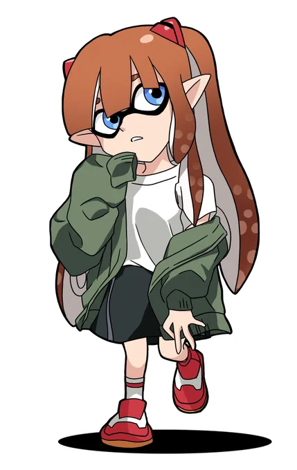 エヴァンゲリオン×スプラトゥーン
アスカ(イカ) 