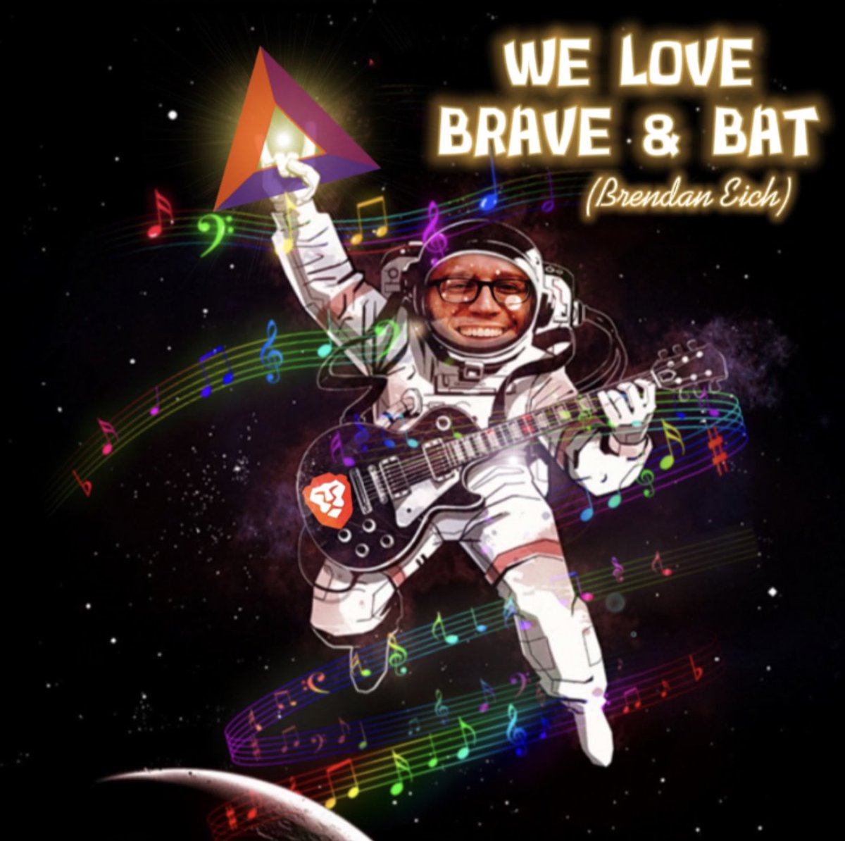 <a href="/BAT_Community/">BAT Community</a> <a href="/brave/">Brave</a> <a href="/AttentionToken/">Basic Attention Token (BAT)</a> <a href="/BAT_Brigade/">BAT Brigade ⟁</a> <a href="/BAT_Elites/">BAT Elites ⟁</a> <a href="/BAT_Ambassadors/">BAT Ambassadors</a> <a href="/lukemulks/">LukΞ Mulks 🦁⟁◎⟁</a> <a href="/zenbuda/"></a> <a href="/bat_jennie/">⟁ Jennie</a> <a href="/AceLolzzCrypto/">⟁CΞL◎lzz 🦁</a> We live on Brave's #web3 space. Brave Wallet is bringing a lot of wonderful things

Enjoy the tunes of "We love <a href="/Brave/">Brave</a> &amp; $BAT" by <a href="/BrendanEich/">BrendanEich</a> , performed by the musician <a href="/heydanmurphy/">Dan Murphy</a> 

BAT #Metaverse is live 🔥🎶👽
#ThatThat #BraveWallet #privacy #Trending #Blockchain #Crypto