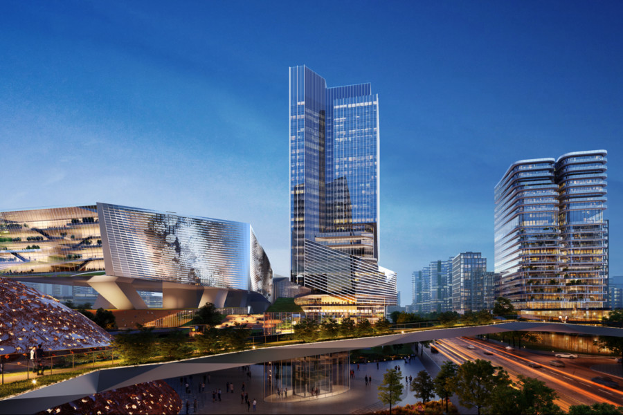 CTMadridStudio's tweet image. Conoce el nuevo diseño de @Chapman_Taylor para un desarrollo orientado al transporte (TOD) en Hangzhou Yuncheng, en el oeste de la ciudad de #Hangzhou, #China. 
Conoce más a través del enlace: lnkd.in/esZmeX2E
#TransportOrientedDevelopment #TOD #Transportation #UrbanDesign