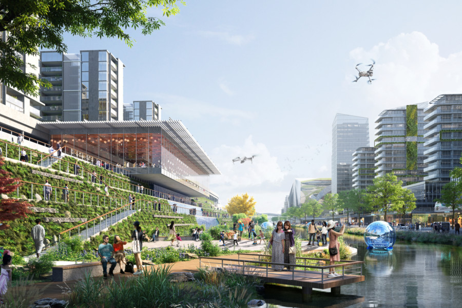 CTMadridStudio's tweet image. Conoce el nuevo diseño de @Chapman_Taylor para un desarrollo orientado al transporte (TOD) en Hangzhou Yuncheng, en el oeste de la ciudad de #Hangzhou, #China. 
Conoce más a través del enlace: lnkd.in/esZmeX2E
#TransportOrientedDevelopment #TOD #Transportation #UrbanDesign