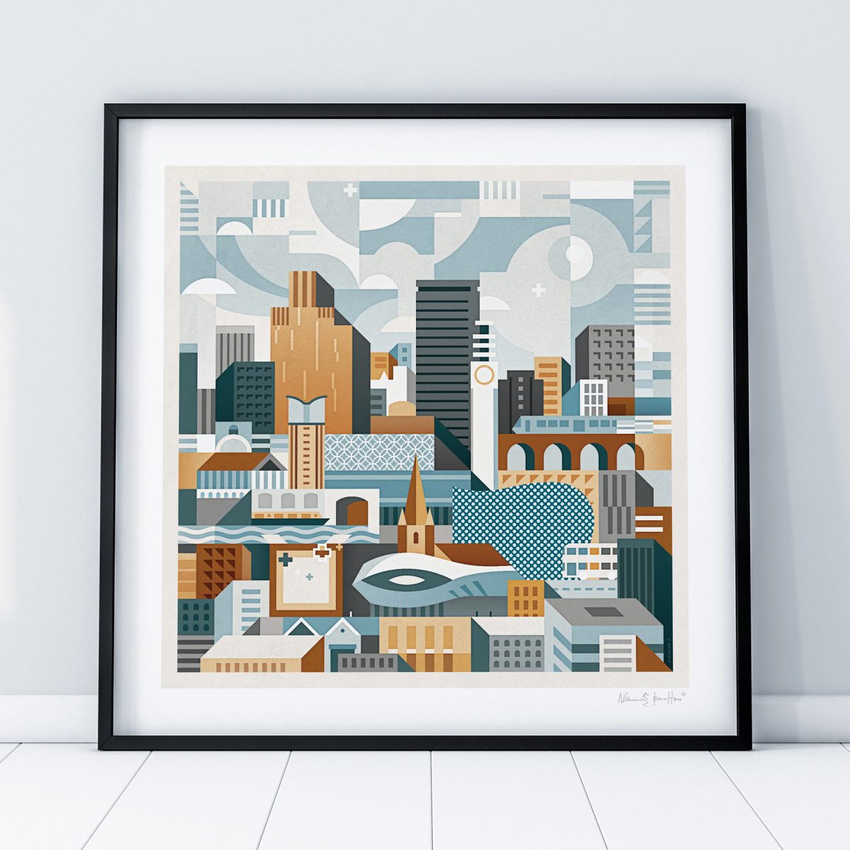 The lovely fella @Brumhaus is giving away a signed (unframed) print. Isn’t it beautiful?? Retweet this and follow both @Brumhaus and me. A winner will be picked at random midday Monday and informed of their success by Twitter DM. It’s worth £130.