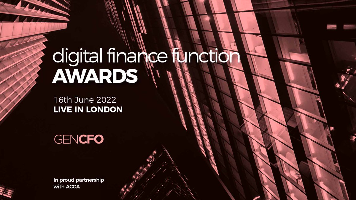 GenCFO's tweet photo. Today is the LAST DAY to nominate the #finance professionals who REALLY deserve it… 🏆

The Digital Finance Function #Awards, in partnership with @ACCA_UK, honour the achievements of finance and #accounting professionals and teams 👥

Just click here: https://t.co/yAM9LWI8Ua https://t.co/7VVNF8B0TI