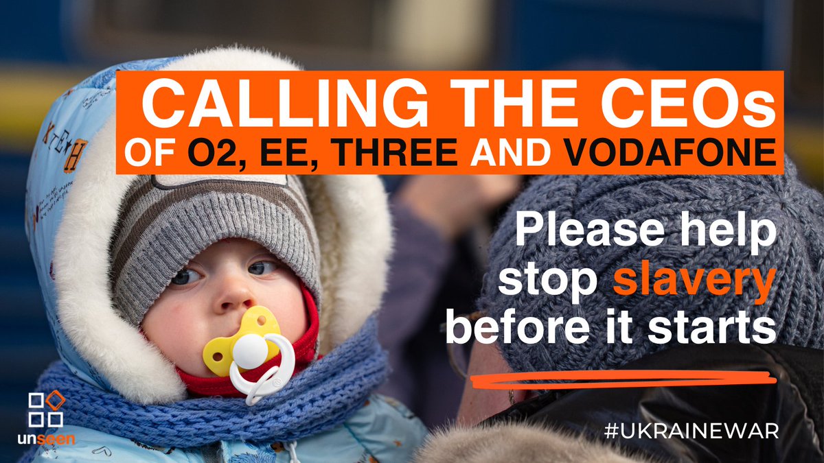 Urgent call to mobile telecoms CEOs <a href="/LutzSchueler/">Lutz Schüler</a> <a href="/MarcAllera/">Marc Allera</a> <a href="/AhmedShelbaya/">Ahmed Essam</a> &amp; <a href="/ThreeUK/">Three UK</a> …. Read the letter we sent you from 25+ #modernslavery groups asking you to help #UkraineWar refugees right now – &amp; help stop #humantrafficking. See bit.ly/telecomsCEOs #RefugeesWelcome
