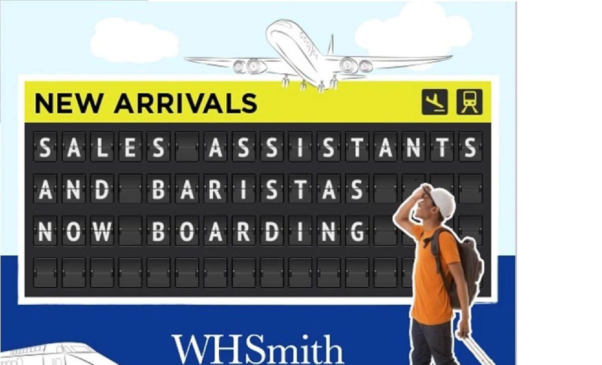 We have a number of opportunities at our UK Airports right now, whether you like early mornings or late nights we will have a role for you! Send your CV and the Airport you are interested in working at to recruitment@whsmith.co.uk
#recruting #airportjobs