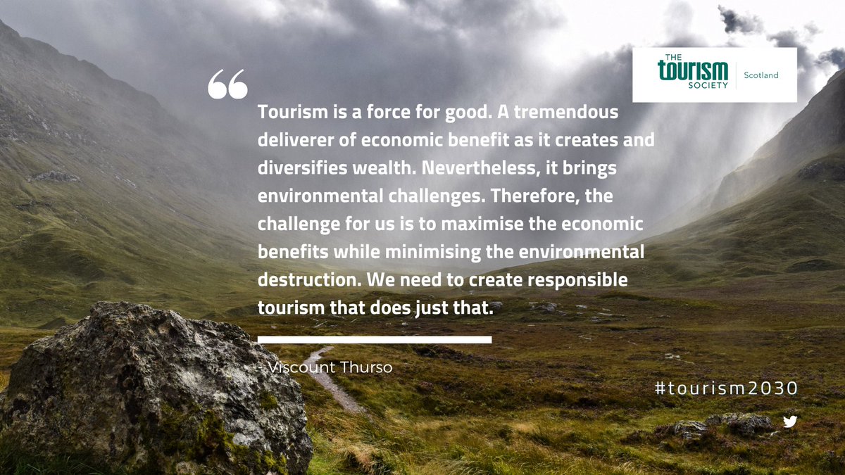 Viscount Thurso, <a href="/tourismsociety/">The Tourism Society</a> president and <a href="/VisitScotland/">VisitScotland</a> chairman, welcomes attendees and emphasises the importance of responsible tourism for the future.

Join the conversation 👉 #tourism2030