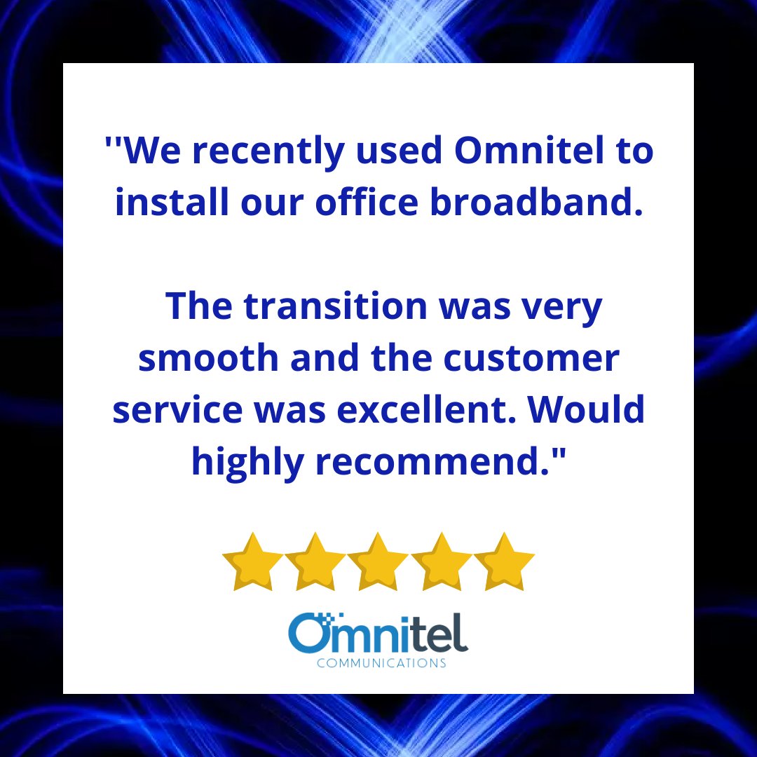 Let's kick start that #FridayFeeling than with a great review from a customer! If you've used our services head to Facebook or Google to have your say! We're always striving to improve &amp; take all comments on board.  
#happycustomers #businesstelecoms #connectivity #bt #btlocal