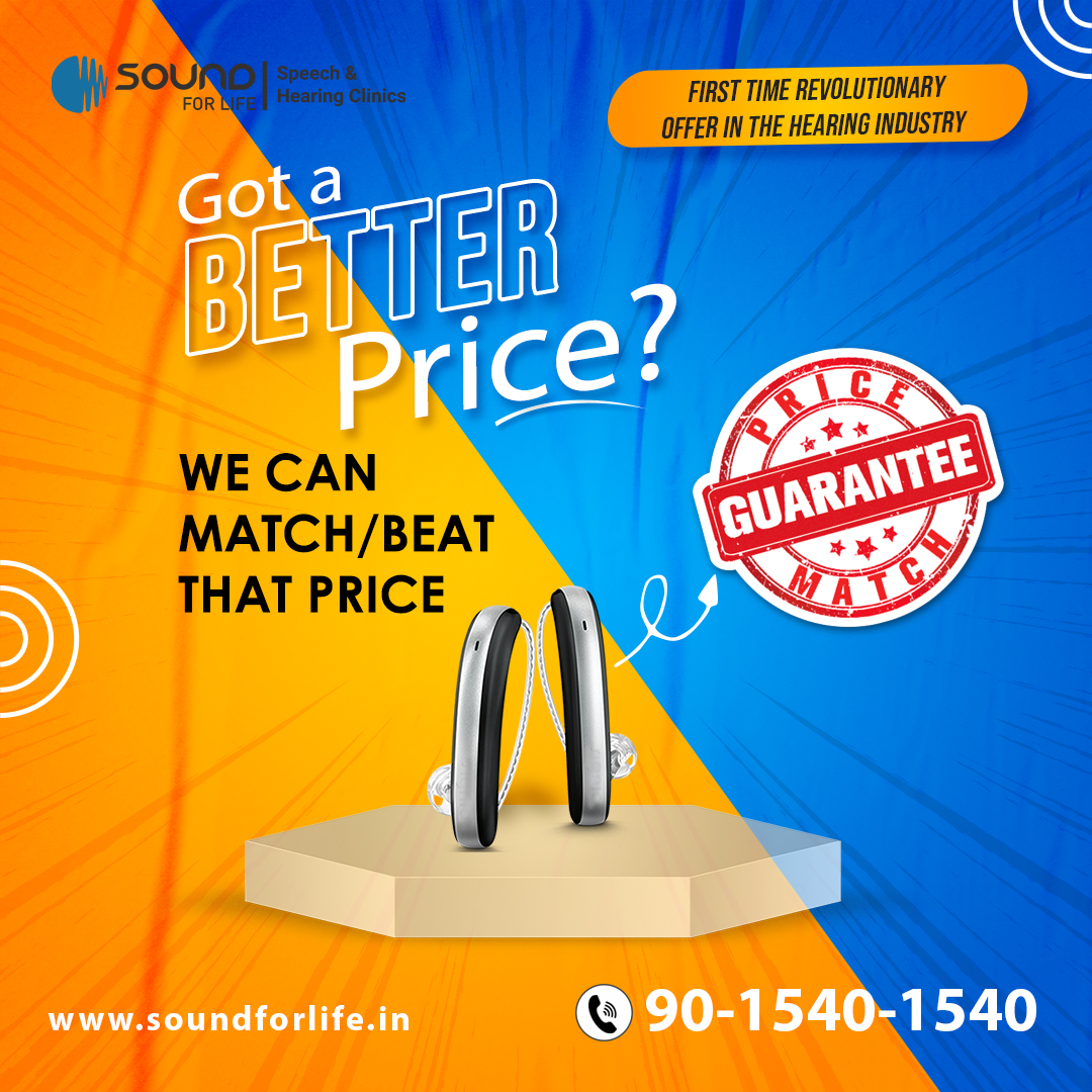 Got a better price?
SFL Hearing Solutions can match/beat that price.
📣First time revolutionary offer in the Hearing industry.
For more details call us@  +91 90 1540 1540 or visit soundforlife.in/hearing-aid-of…
#hearinglosssupport #hearingaidstyles #hearingaids #pricematchgurantee
