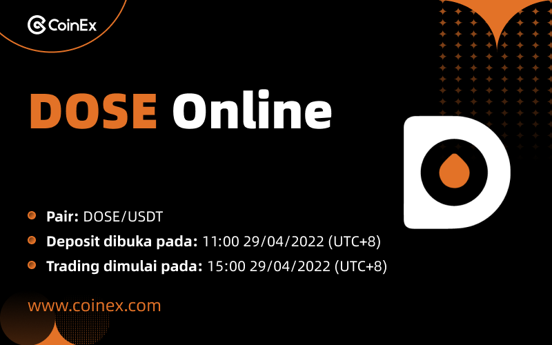 CoinExIndonesia's tweet photo. ๐ Daftar Baru
Sekarang @DOSEToken - $DOSE telah terdaftar di platform CoinEx!
โถ๏ธ Pelajari lebih lanjut ๐ https://t.co/cBF9Ov6tW4
#CoinEx
#DOSE
#coinexindonesia
#coinexchange
#cuandicoinex
#coinexchanges
#cryptoindonesia
#cryptonews
#crypto
#cryptocurrency https://t.co/WpLHYVVDM9