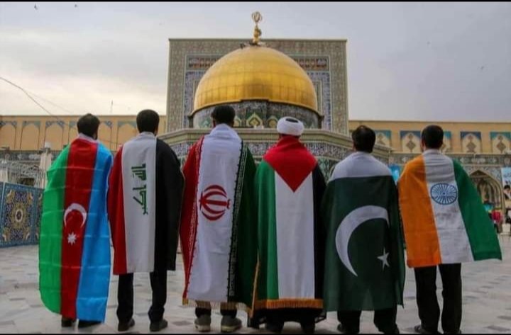 SyedYasoobHuss1's tweet photo. We are all United for the freedom of Al Quds.! 
#InternationalQudsDay 
#QudsDay2k22
#FreedomForAlQuds
#BeOneVoice https://t.co/cPsXgjZYOc