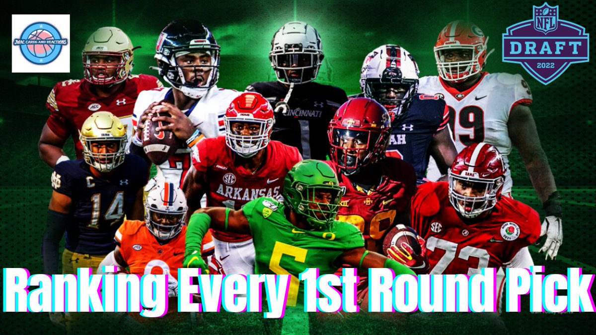 The #2022NFLDraft 1st round over with, I have ranked all of the 1st round picks from worst to first!

Check it out here: youtu.be/BAoxCGxg7Eo

#NFLDraft #NFLDraft2022 #NFL #Eagles #Jets #GiantsPride #DUUUVAL #Falcons #Lions #Texans #Panthers #Ravens #Titans