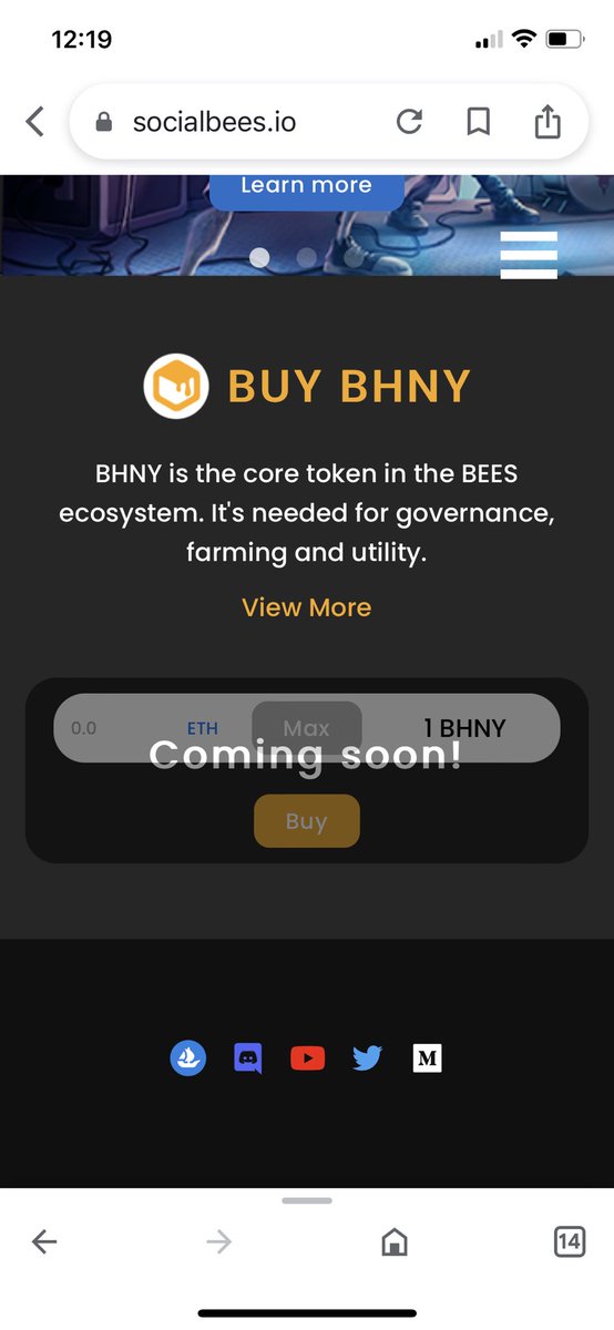 Will8407's tweet photo. The Bees are launching their own token for the Bees DAO. The buy is open to the public on Mother’s Day…no pre-buy…no free tokens for founders…all on chain. Bee ready to swarm! #NFTs #cryptocurrency #DAO https://t.co/A3hV47O5m9