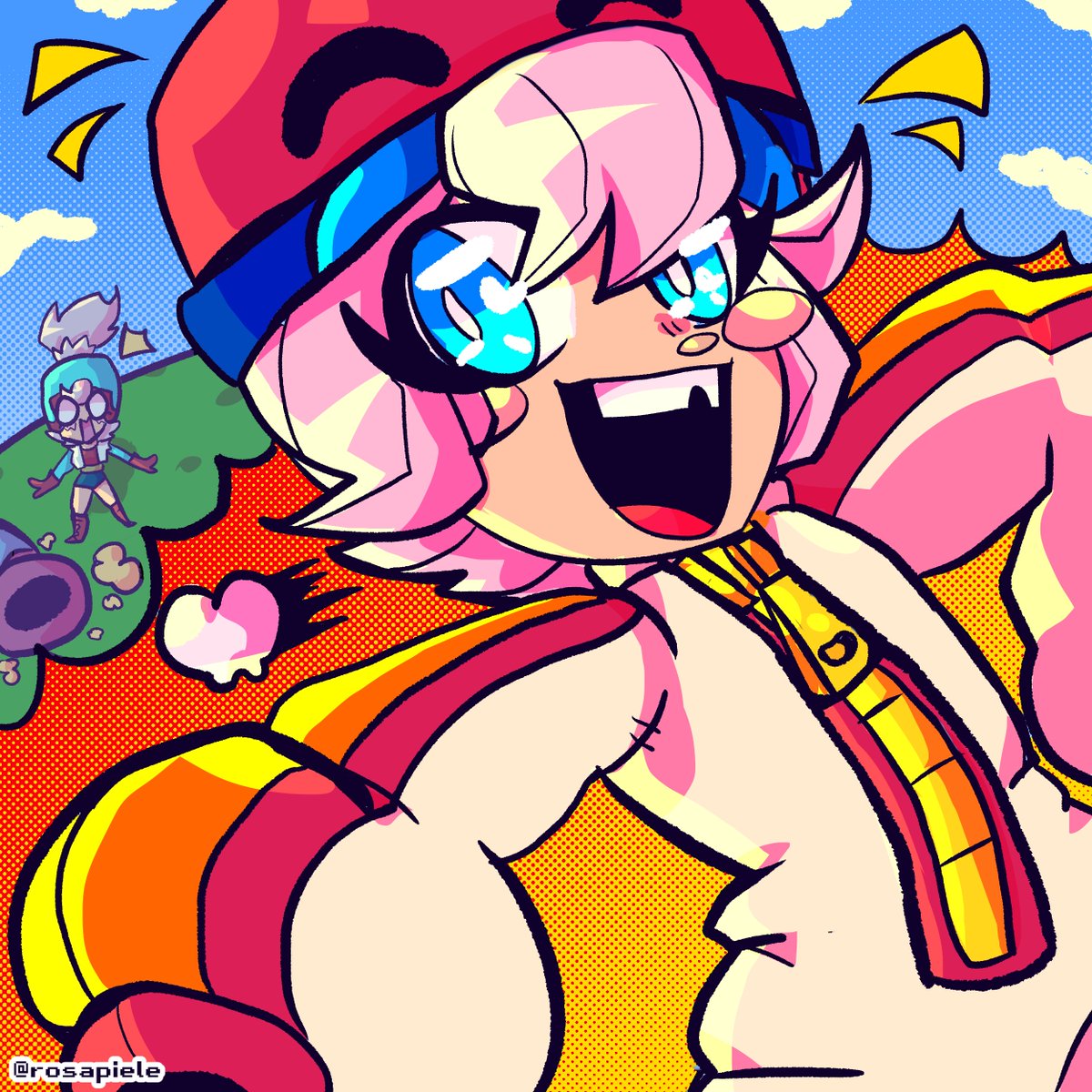 rosapidead's tweet photo. "Yippeeee!!" 🦷🌠

#BrawlStars #BrawlStarsArt https://t.co/Y1ZfTqmdhk