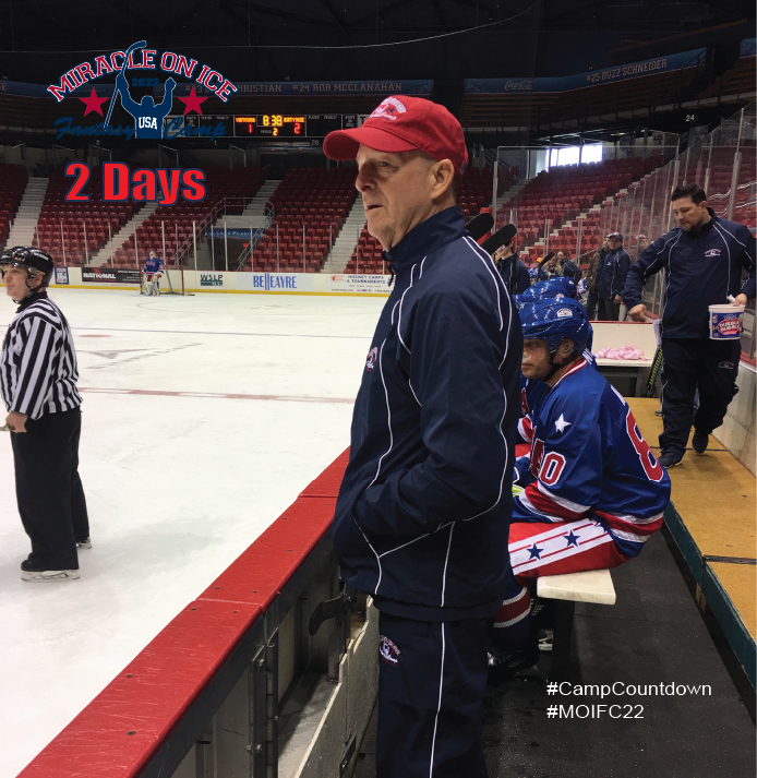 1980hockeycamp's tweet image. Just two more sleeps till we gather for the 6th Annual @1980hockeycamp !  The #CampCountdown is down to 2 and Camp General Manager Craig Patrick will be back!  Alright, who's fired up?!   🔥🏒🥅🚨. 

#MOIFC22 #2togo #MiracleOnIce #80MiracleTeam #80Gold