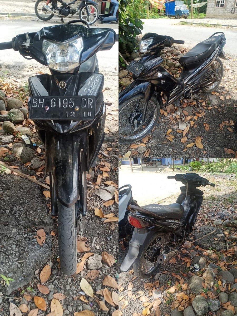 Dijual Segera !!!
Yamaha ZR Tahun 2012. 
Surat2 Lengkap, Kondisi Fisik sesuai dengan Foto.
Berminat Hub: Hengki +6282172202182 

Lokasi : Muaralabuh - Solok Selatan

Ijin Repost min ⁦<a href="/InfoSOLSEL/">Solok Selatan INFO</a>⁩ ⁦<a href="/infoSumbar/">SUMBAR</a>⁩ ⁦<a href="/InfoPadang_/">Info Padang</a>⁩ ⁦<a href="/InfoUnand/">Info Unand</a>⁩