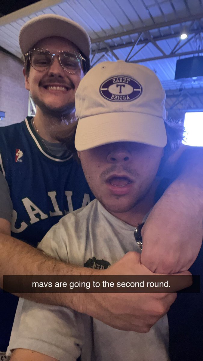 HeimGoat's tweet photo. the dallas mavericks are going to the second round. https://t.co/1NeExQDeDz