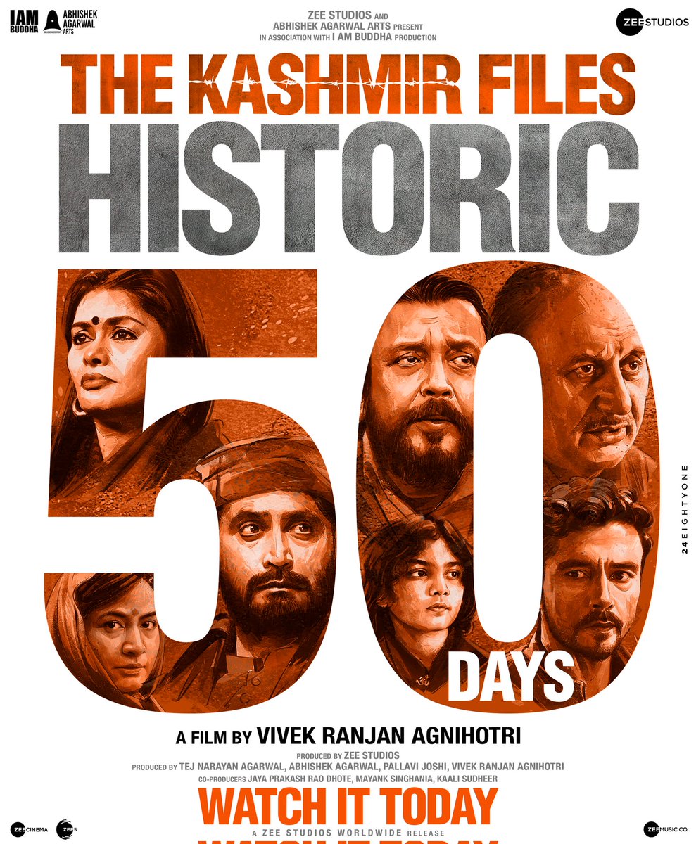 #TheKashmirFiles HISTORIC 50 DAYS.
It's truly a people’s film.