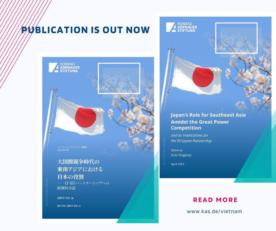 Coinciding with the visit of 🇩🇪 @Bundeskanzler to 🇯🇵 and the trip of @kishida230 to 🇮🇩 🇻🇳 🇹🇭, @KASonline published a research on Japan‘s potential for #ASEAN to be a hedge vs. China 🇨🇳. Check it out: bit.ly/3OJY10p #KAS4Security @KAS_Japan @auslandsinfo @koki_shigenoi