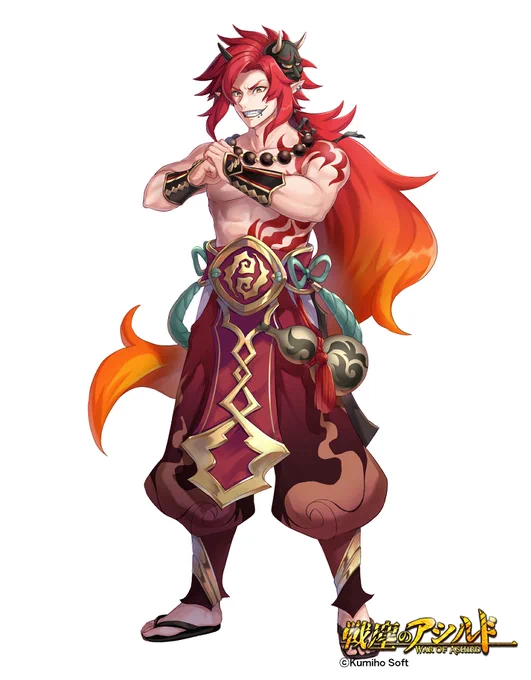 戦塵のアシルドにて、魔族3人描かせていただきました。どうぞよろしくお願いします!戦塵のアシルド ～War of Ashird～ ©Kumiho Soft  