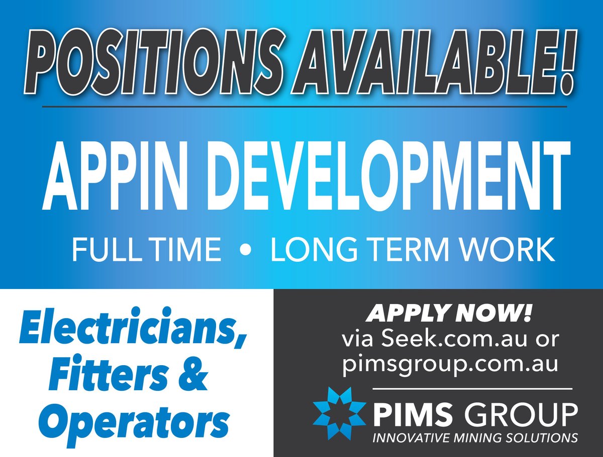 Calling all Underground Trades &amp; Operators!!  APPLY NOW!!
clientapps.jobadder.com/82025/pims-gro…