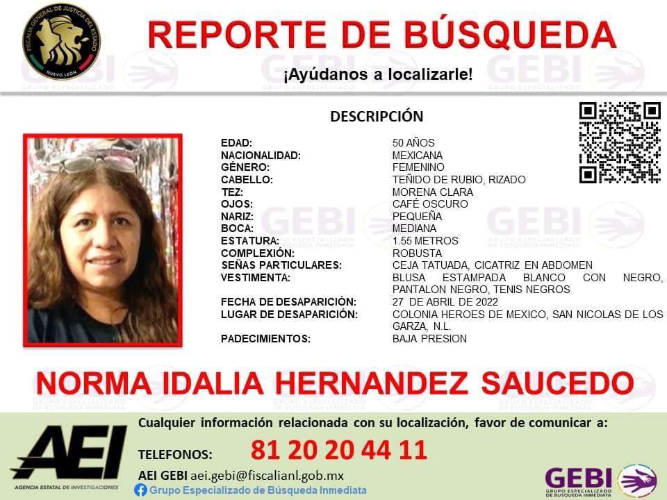 frida_hdz17's tweet photo. POR FAVOR AYÚDENME A DIFUNDIR! Es mi tía ☹️ https://t.co/StnkX0BWIf