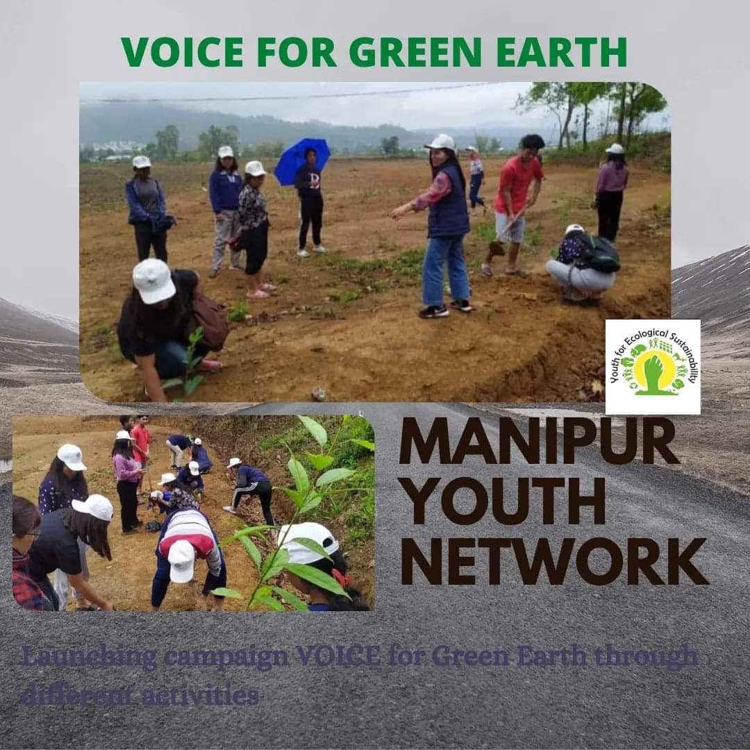 for_ecological's tweet photo. Manipur Youth Network and Tengnoupal districts joined Centre for Women and Girls in launching a 45-days-long campaign called "Voice for Green Earth" by planting 140 saplings.82 members were participants on this campaign.

#youthforecologicalsustainability #voiceforgreenearth https://t.co/gfurdjezsJ