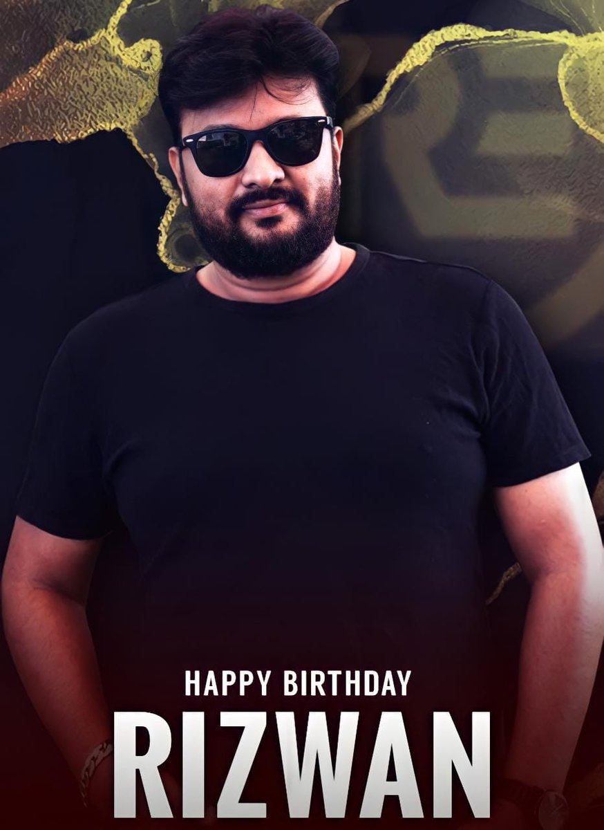 RizwanEntrepre1's tweet photo. Wishing our Passionate and Dynamic Producer #Rizwan a very happy birthday!!🎉 
May you be blessed with many more amazing years ahead 🤩🤩
#HBDRizwan https://t.co/i4PCON99fd