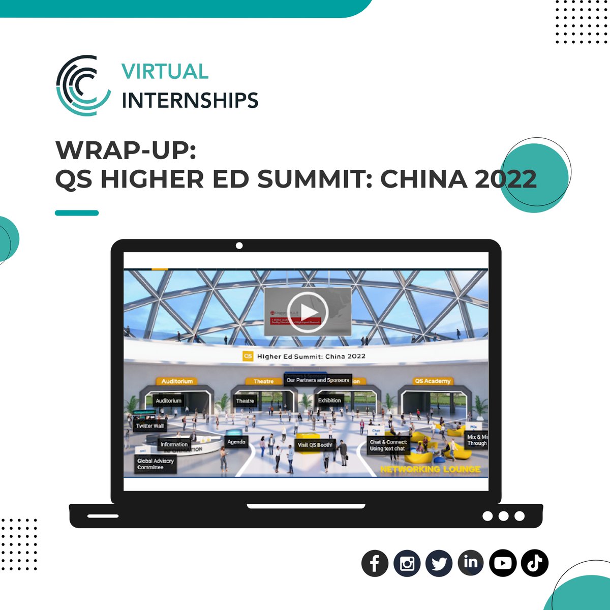 onlineinterns's tweet image. Our Partnerships Development Manager recently attended the virtual QS Higher Ed Summit: China 2022 and what a great event it was! If we missed you or if you would like to learn more about how we can help to meet your goals, read more at: bit.ly/3LnBc0f
#remoteevents
